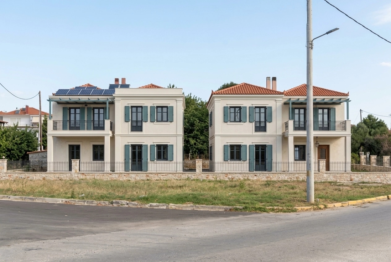 Facade design in Neoclassic Facade style — Facade by GenRoom AI