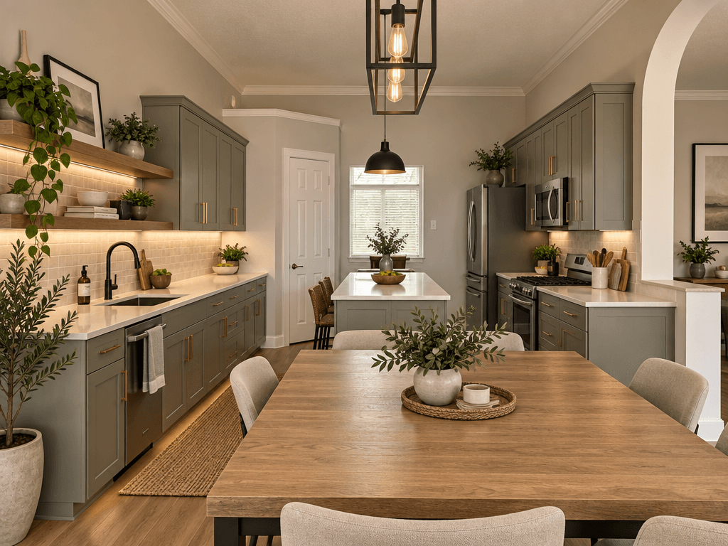 Contemporary Kitchen design — interior photo by GenRoom AI