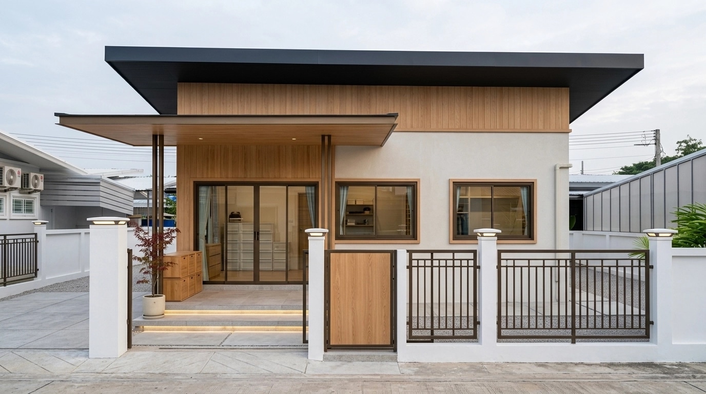 Contemporary Facade Facade design — facade photo by GenRoom AI