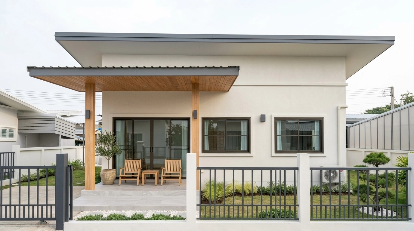 Minimalist Facade Facade design — facade photo by GenRoom AI