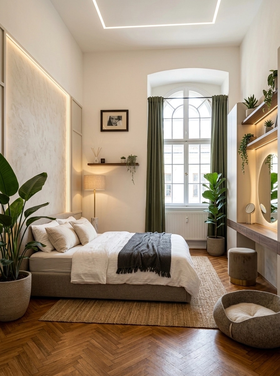 Interior design in Contemporary style — Bedroom by GenRoom AI