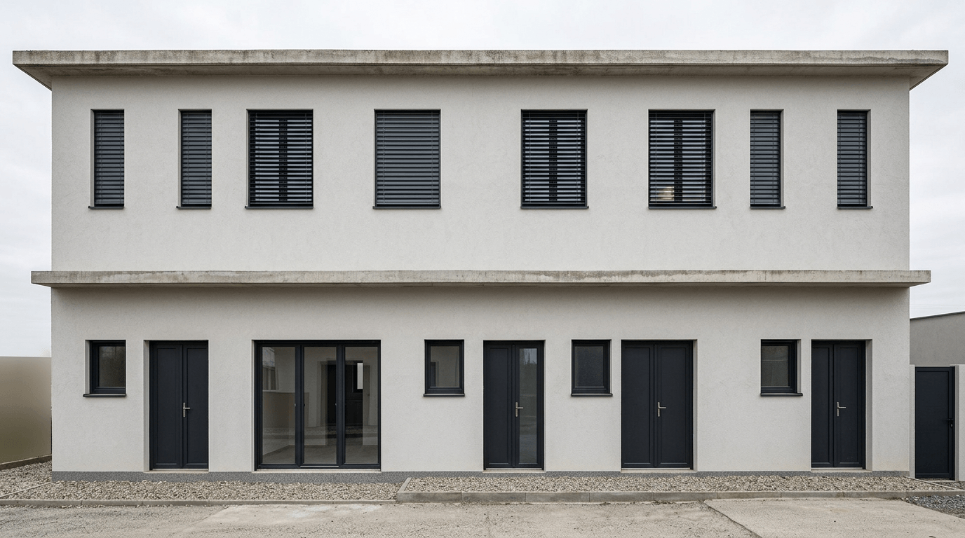 Cephe tasarımı Contemporary Facade stili — Cephe GenRoom AI