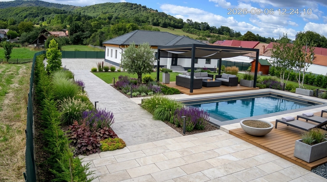 Contemporary Yard Yard design — yard photo by GenRoom AI