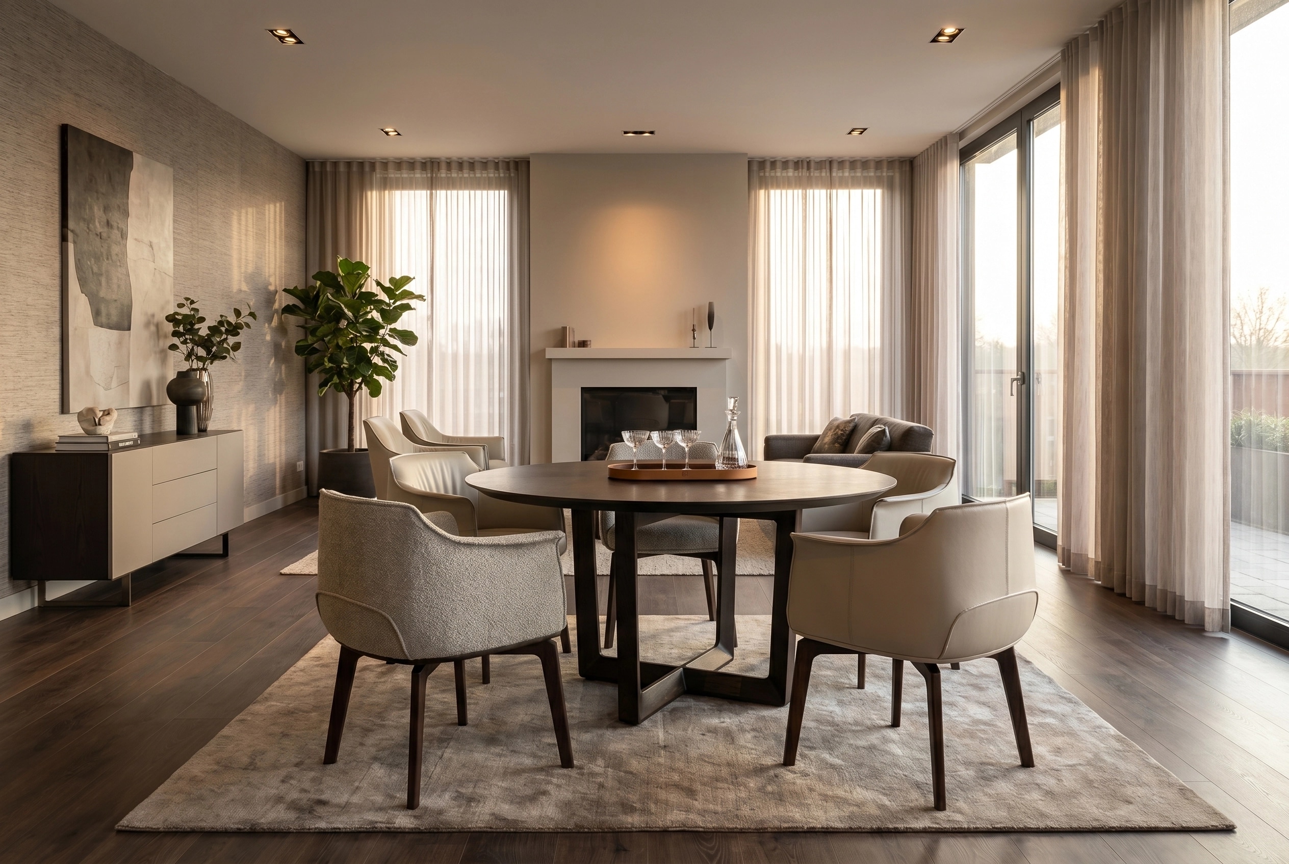 Interior design in Contemporary style — Living Room by GenRoom AI