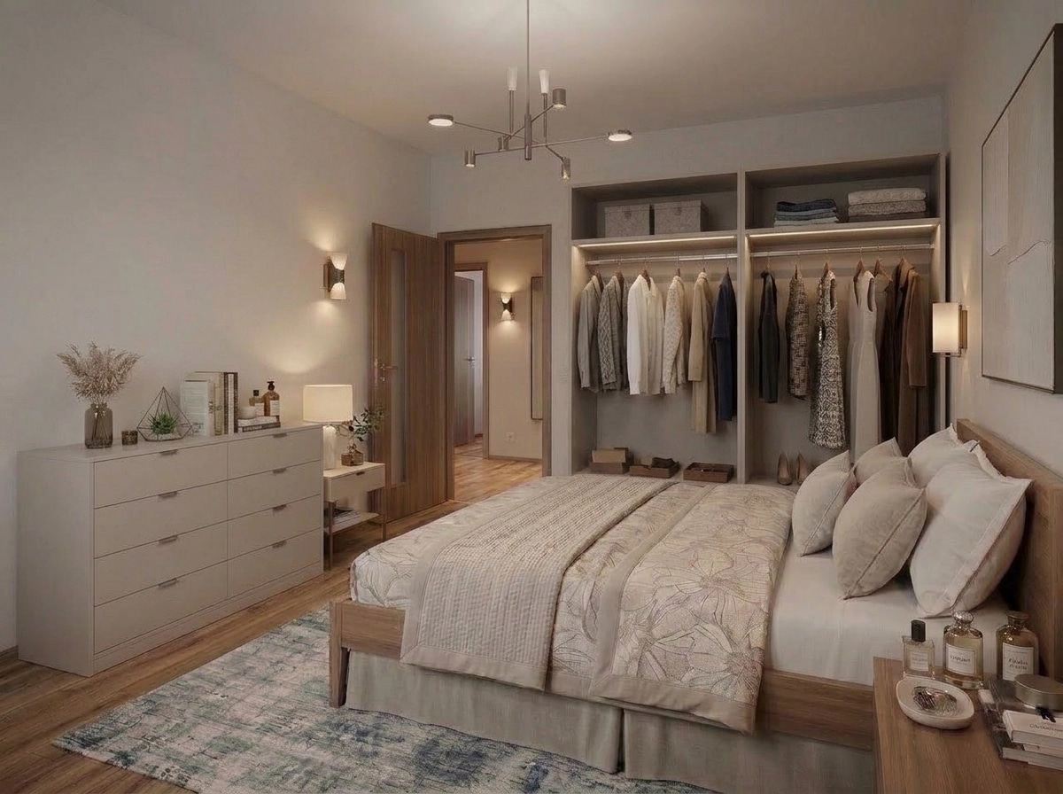 Interior design in Contemporary style — Bedroom by GenRoom AI