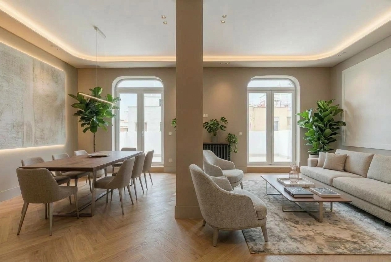 Interior design in Contemporary style — Living Room by GenRoom AI