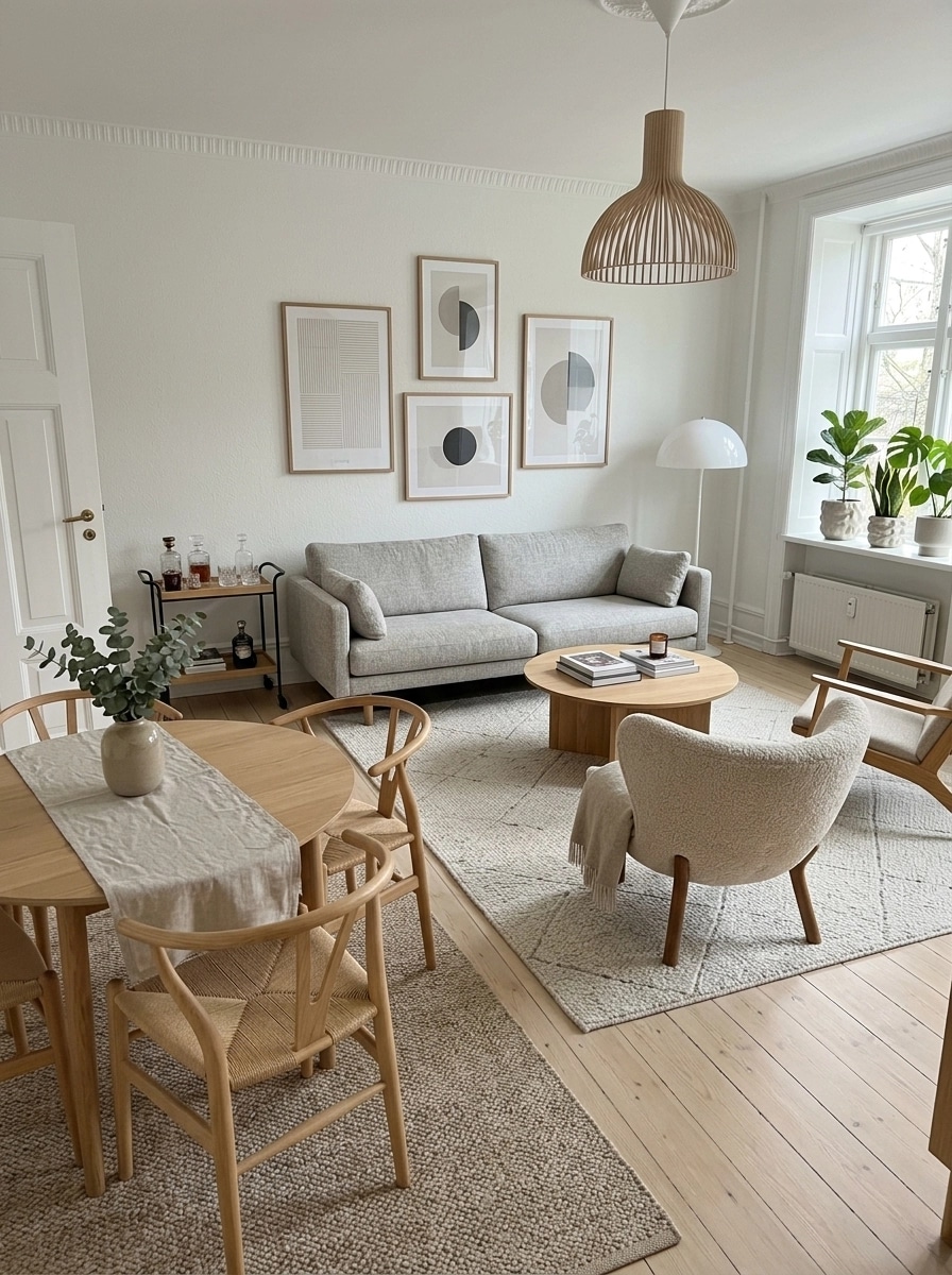 Scandinavian Living Room design — interior photo by GenRoom AI