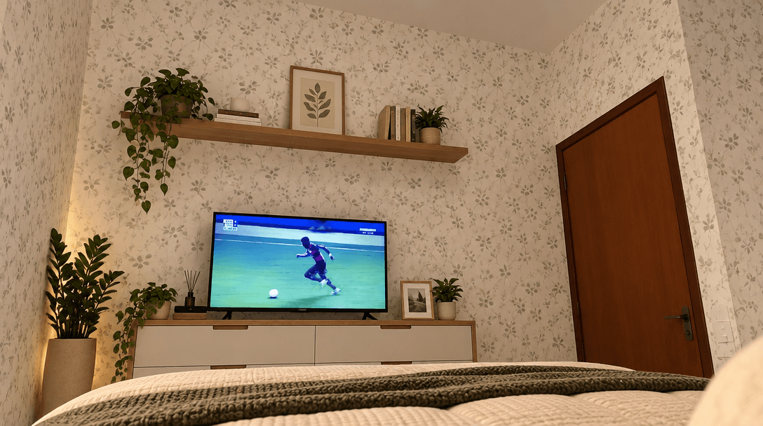Bedroom interior in no_style style — photo by GenRoom AI