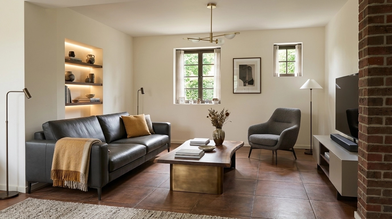 Interior design in Contemporary style — Living Room by GenRoom AI