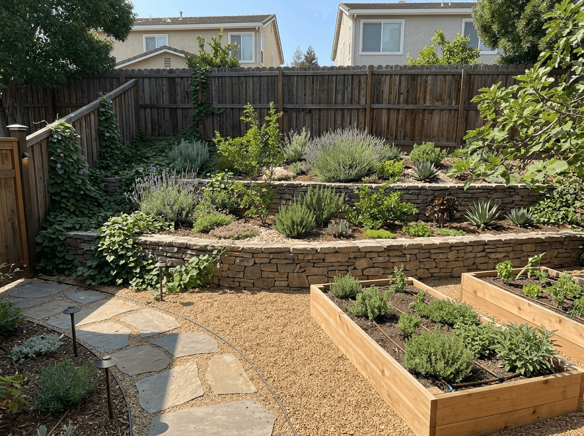 Yard design in no_style style — photo by GenRoom AI