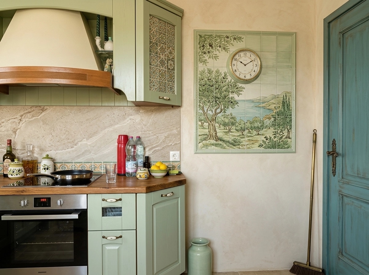 Mediterranean Kitchen design — interior photo by GenRoom AI