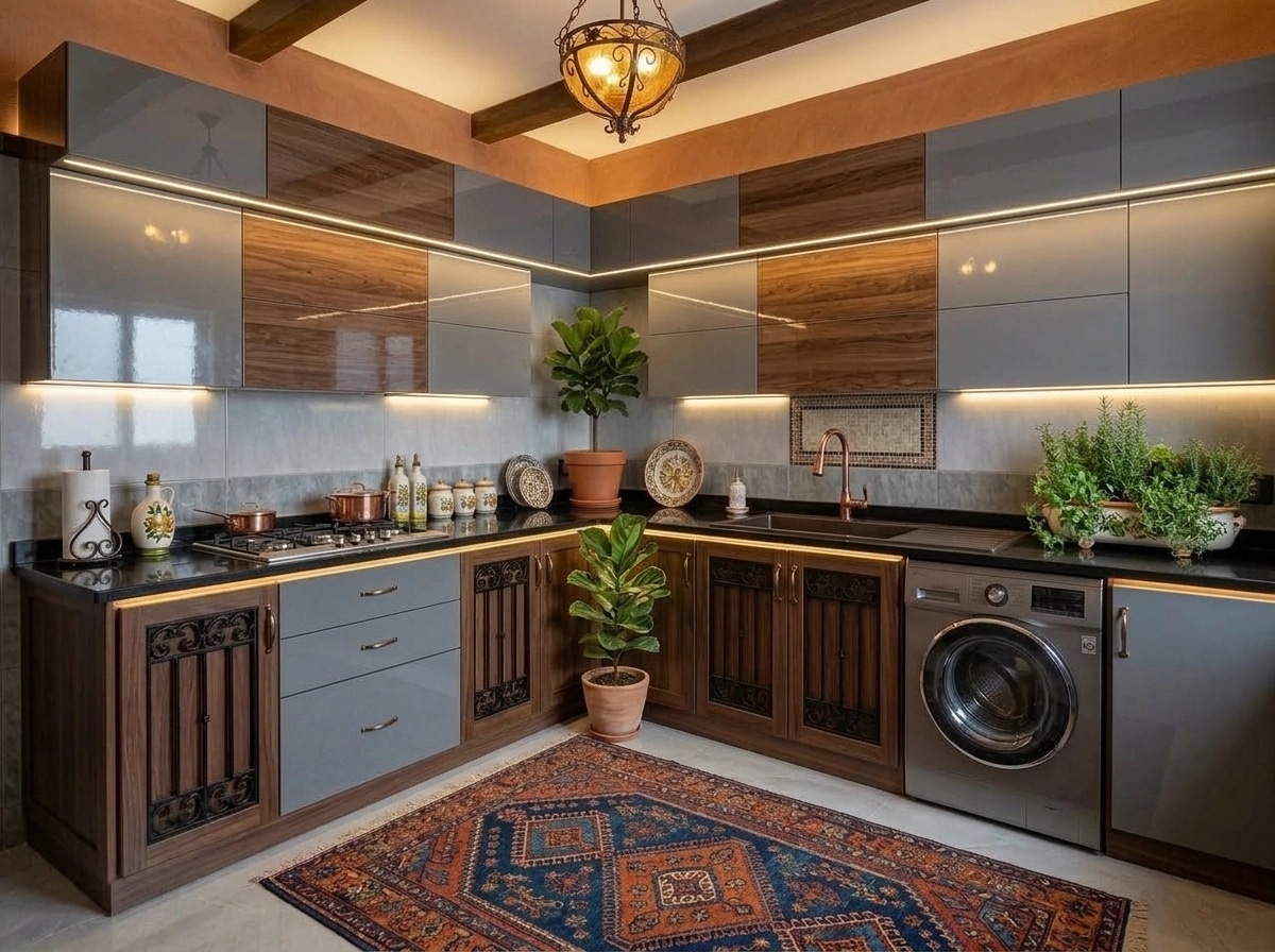 Mediterranean Kitchen design — interior photo by GenRoom AI