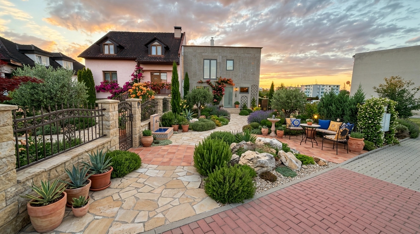 Mediterranean Yard Yard design — yard photo by GenRoom AI