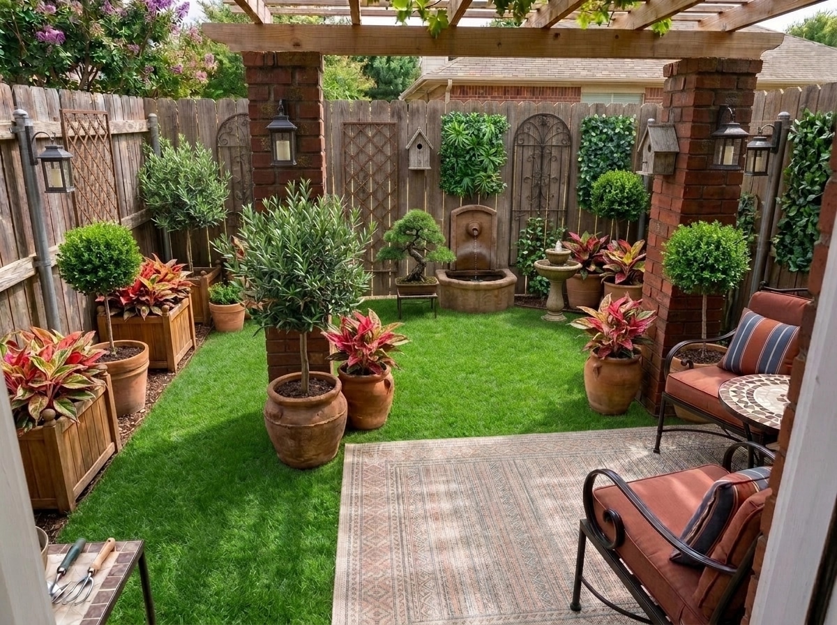 Mediterranean Yard Yard design — yard photo by GenRoom AI