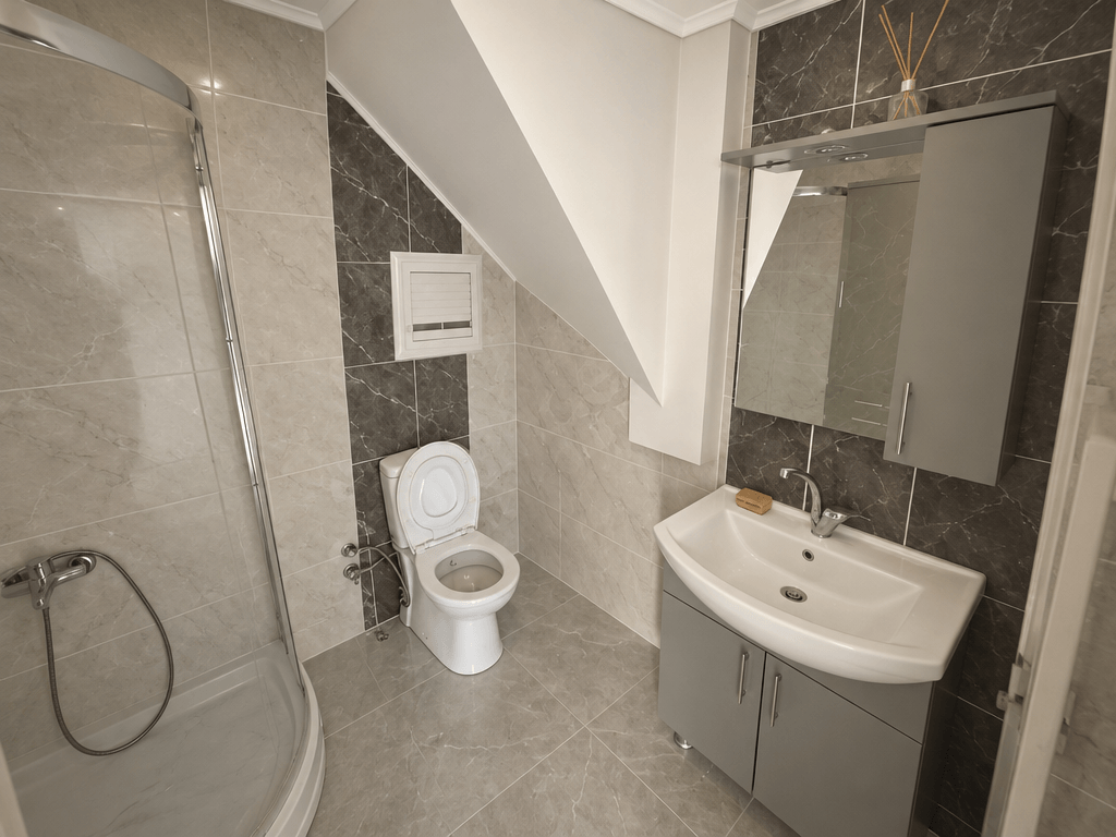 Bathroom interior in no_style style — photo by GenRoom AI