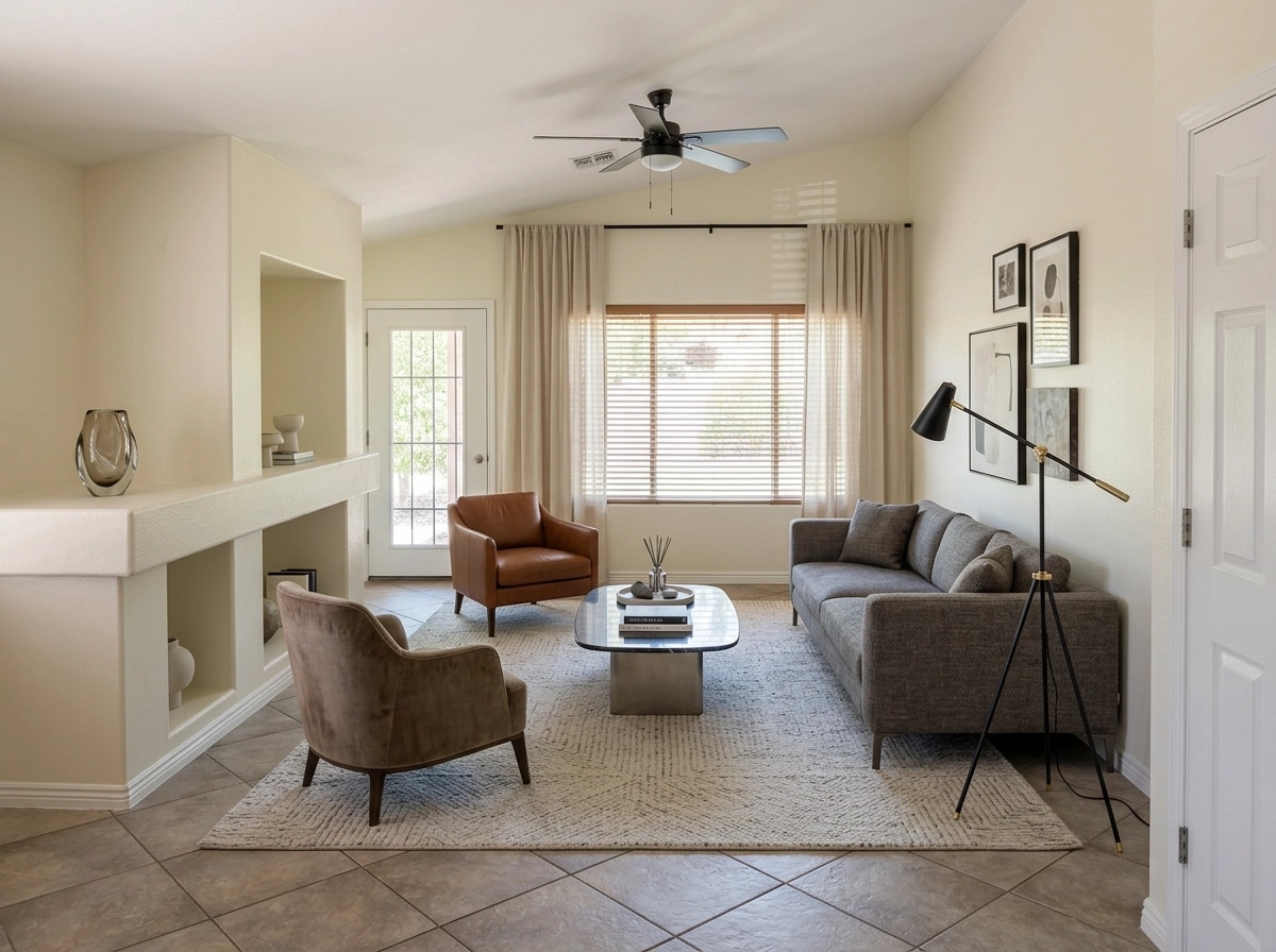 Interior design in Contemporary style — Living Room by GenRoom AI
