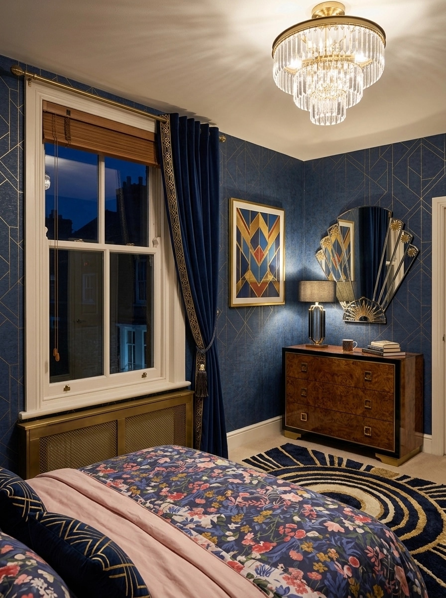 Art Deco Bedroom design — interior photo by GenRoom AI