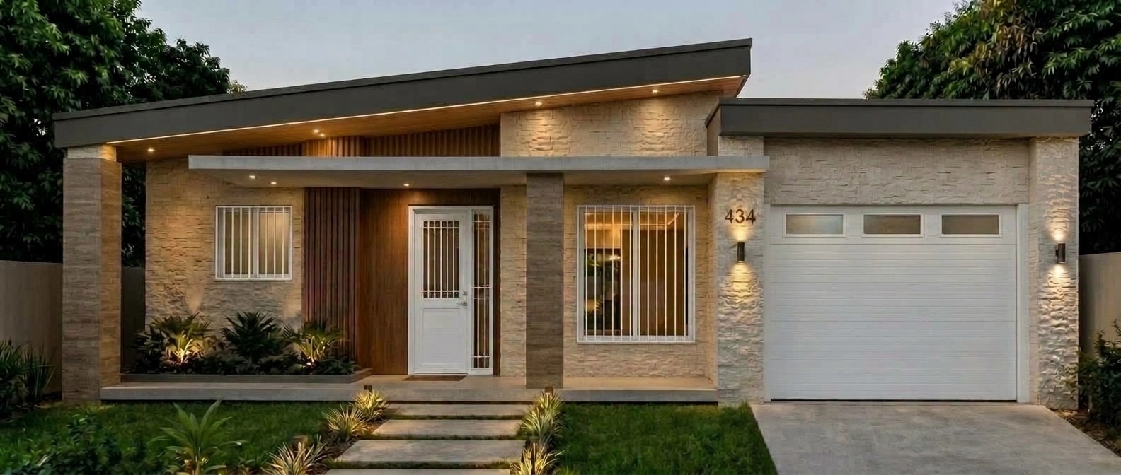 Contemporary Facade Facade design — facade photo by GenRoom AI