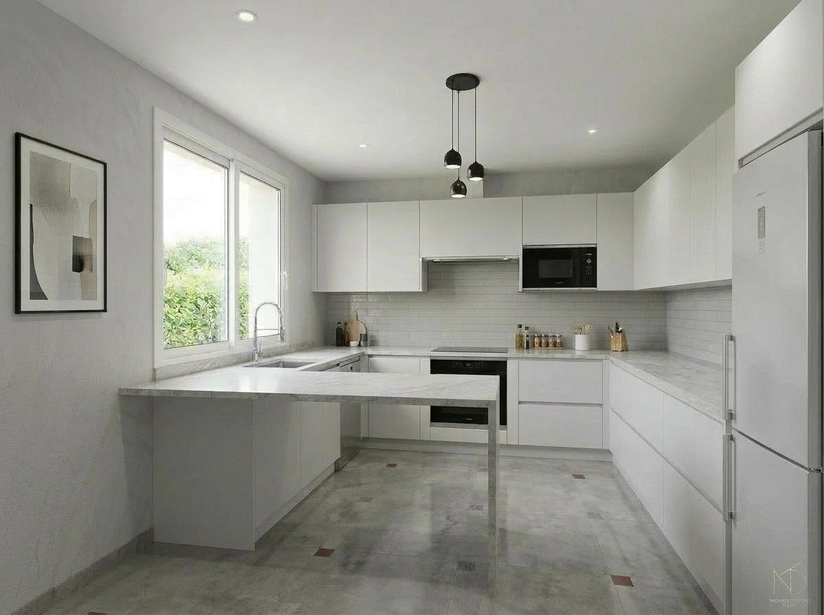 Contemporary Kitchen design — interior photo by GenRoom AI