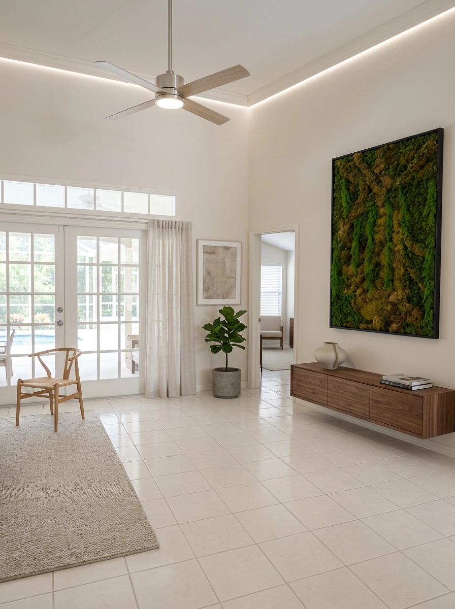 Interior design in Minimalism style — Living Room by GenRoom AI
