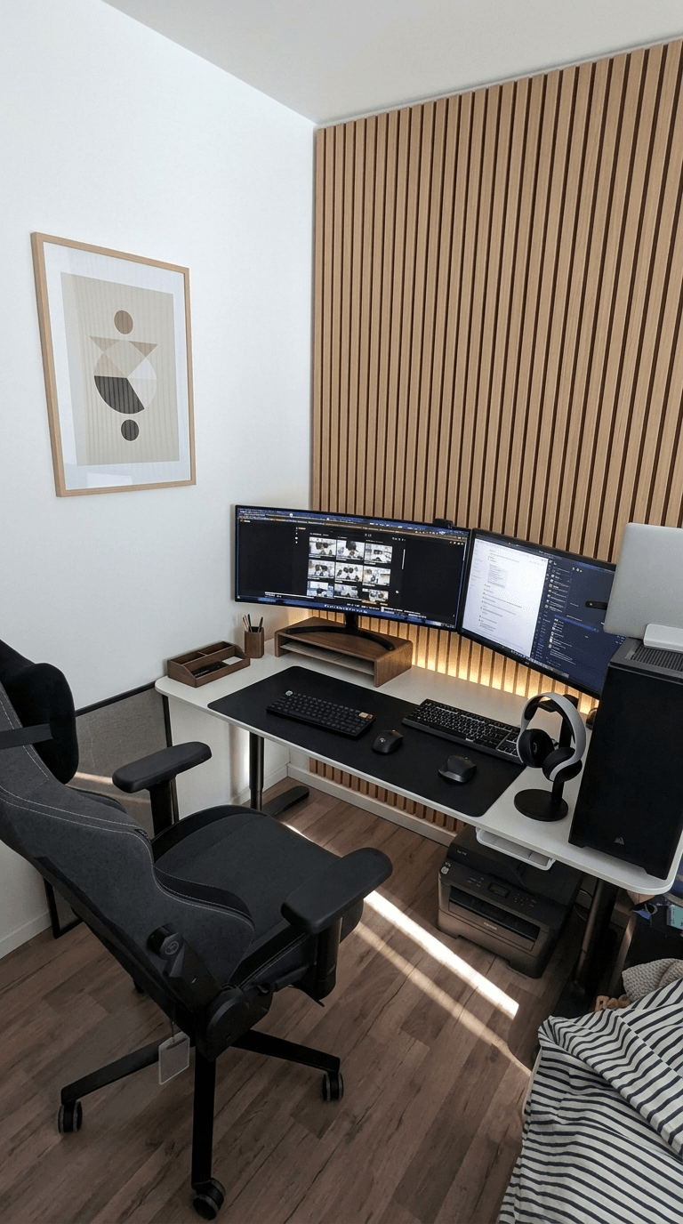 Diseño de interiores en estilo Minimalism — home_office por GenRoom AI