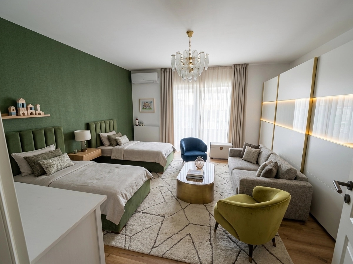 Interior design in Contemporary style — Living Room by GenRoom AI