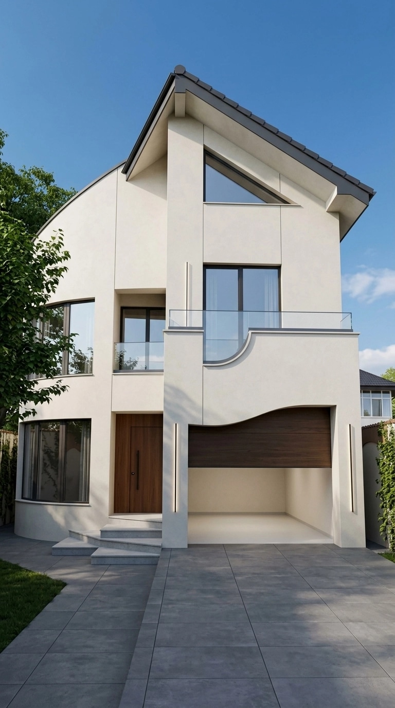 Facade design in Minimalist Facade style — Facade by GenRoom AI