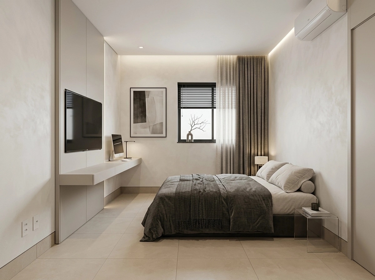 Minimalism Bedroom design — interior photo by GenRoom AI