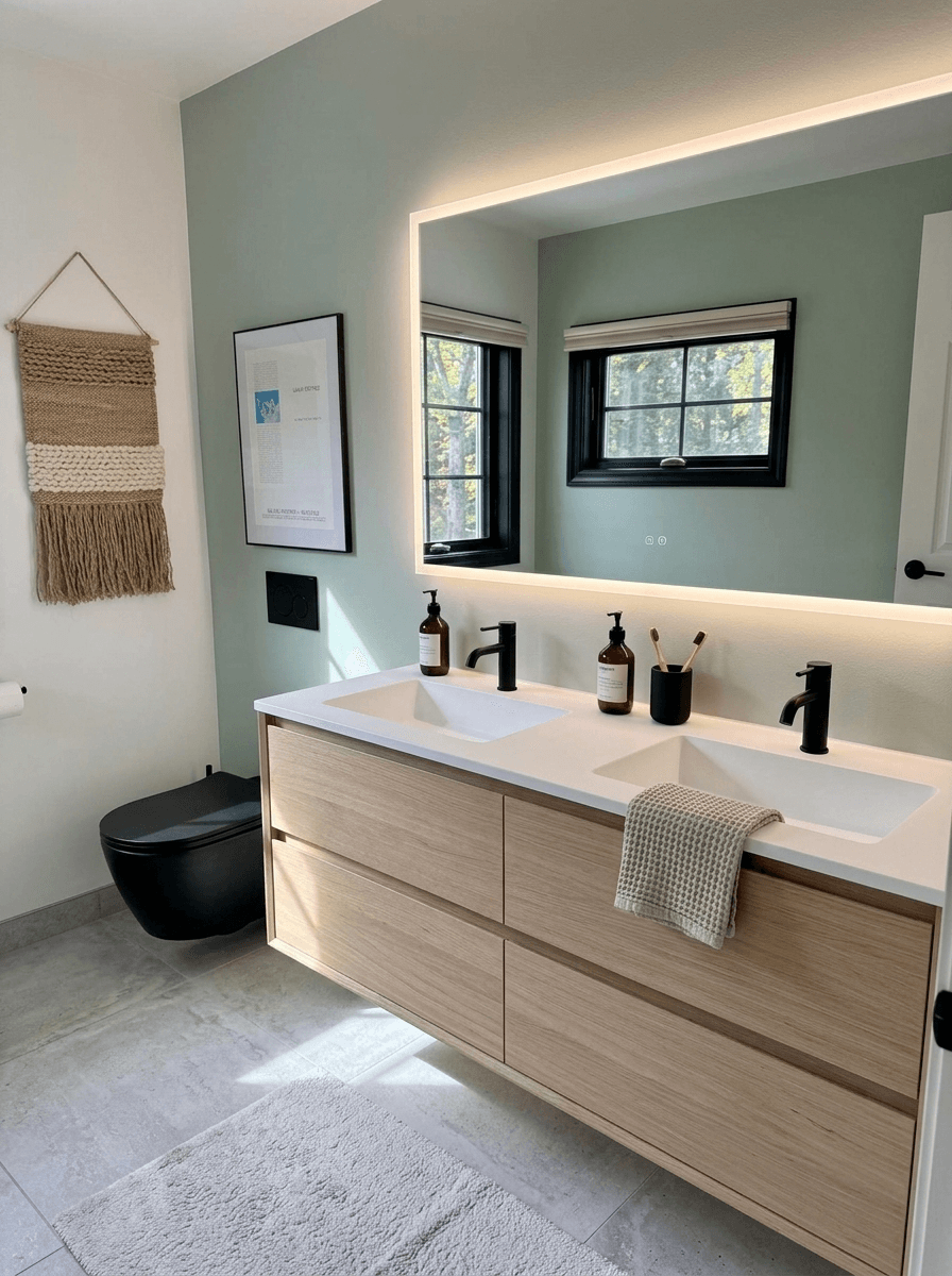 Bathroom interior in no_style style — photo by GenRoom AI