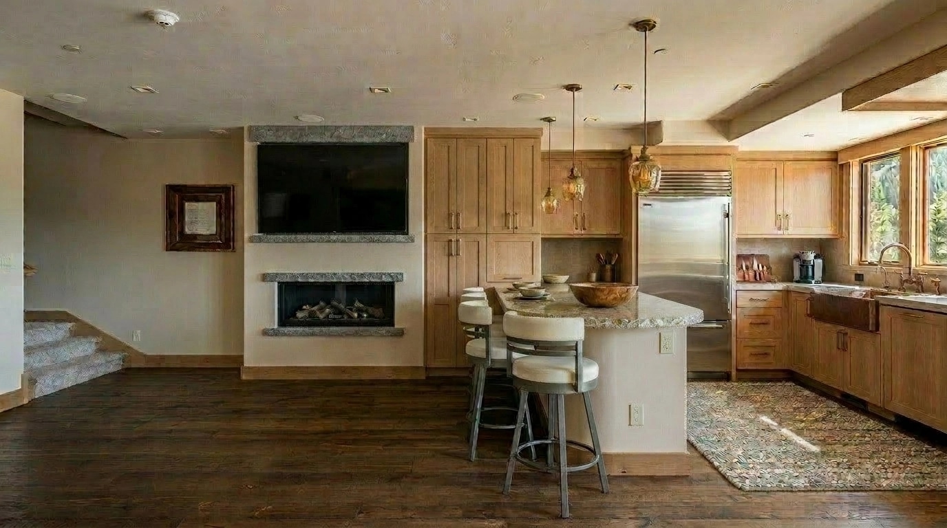 Interior design in Rustic style — Kitchen by GenRoom AI