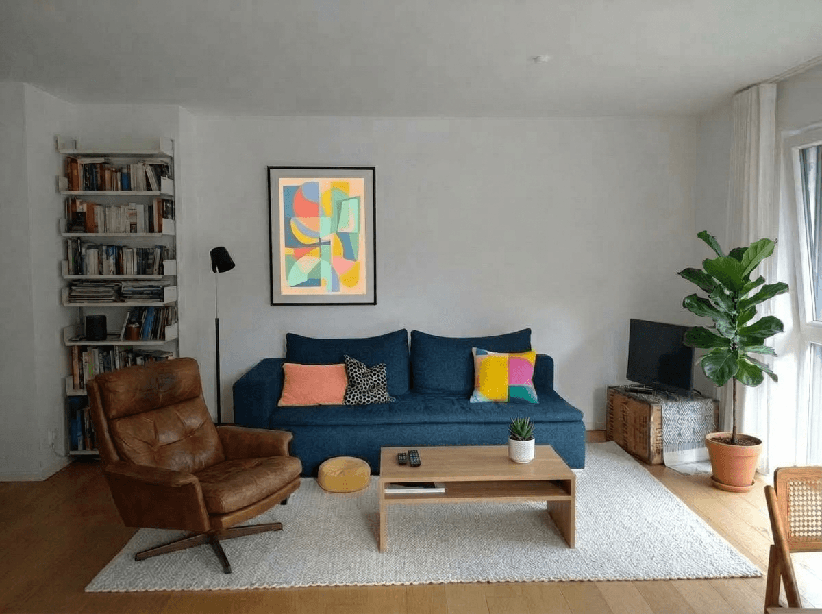 Scandinavian Living Room design — interior photo by GenRoom AI