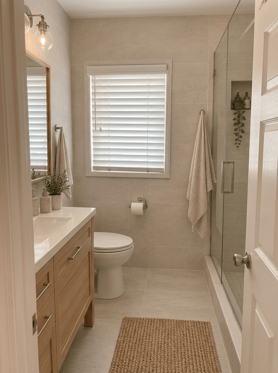 Interior design in Scandinavian style — Bathroom by GenRoom AI