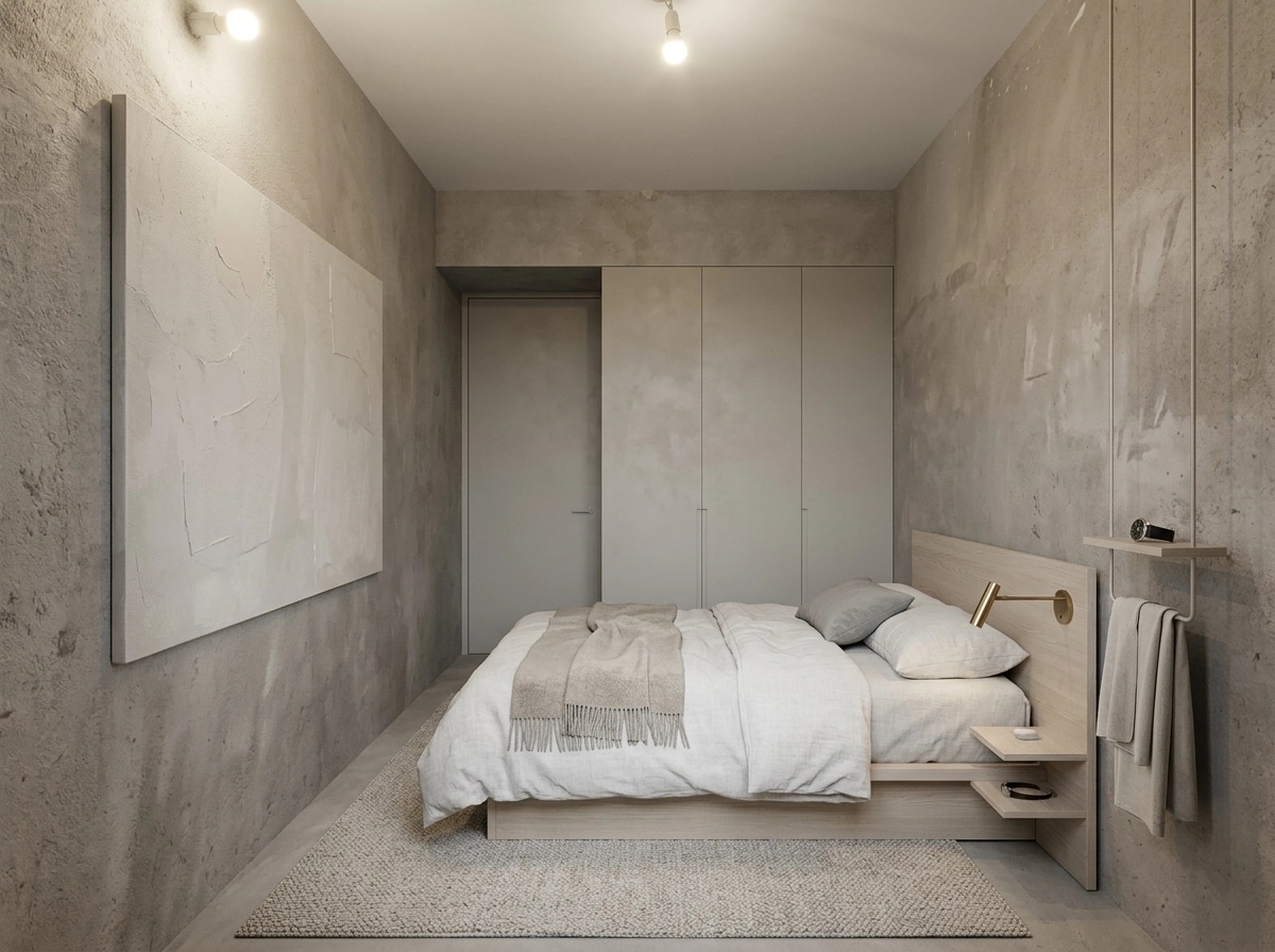 Minimalism Bedroom design — interior photo by GenRoom AI