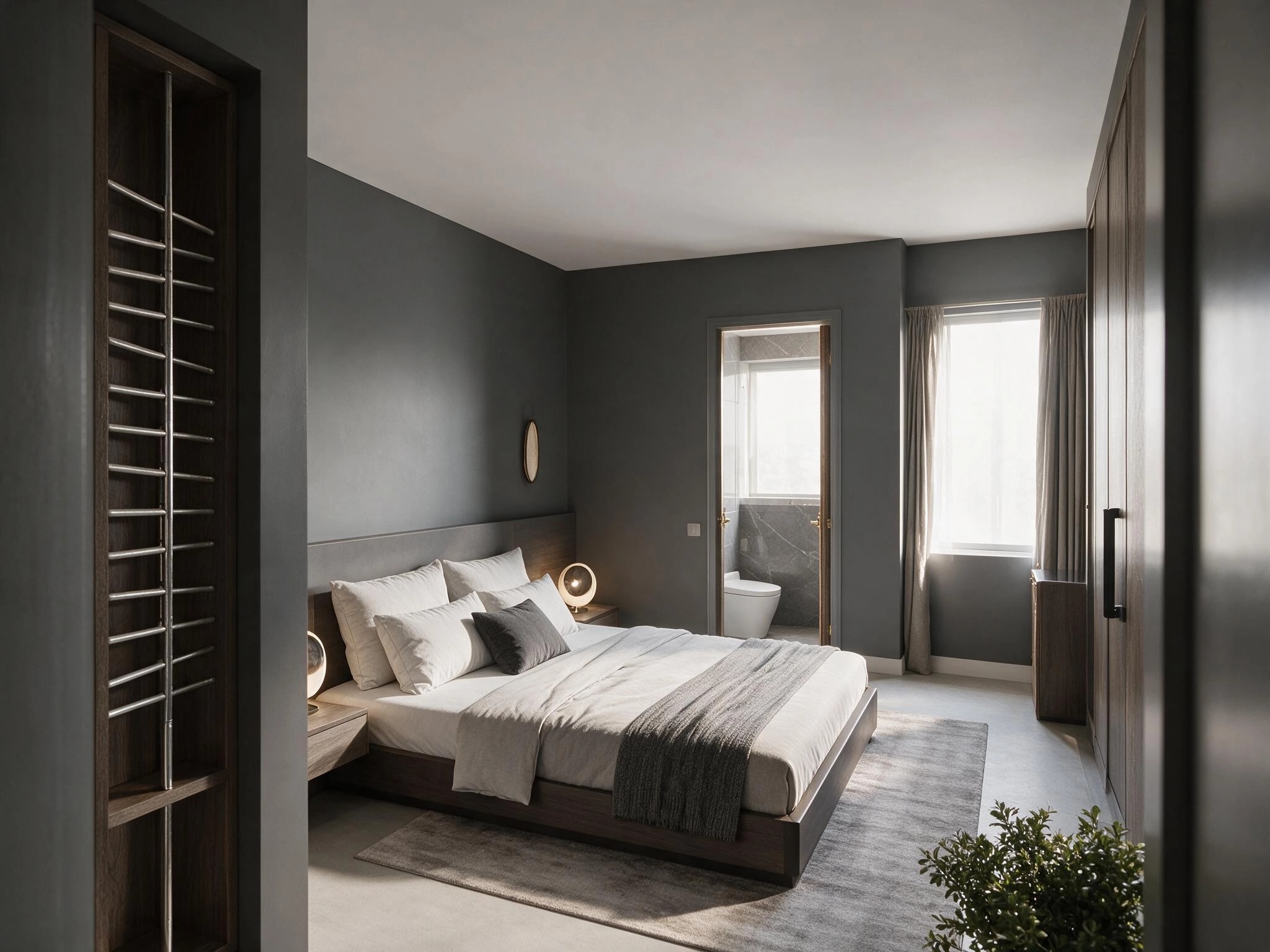 Contemporary Bedroom design — interior photo by GenRoom AI