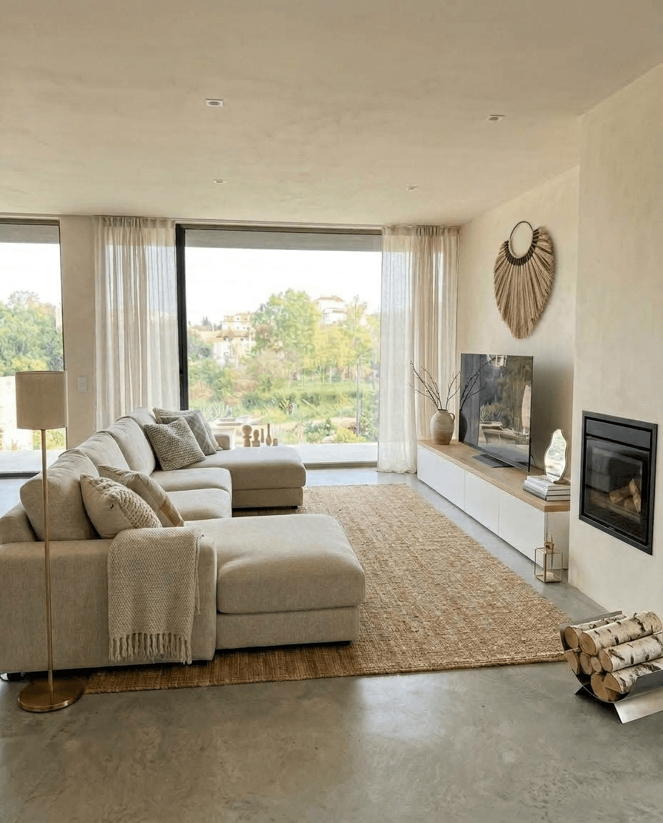Interior design in Scandinavian style — Living Room by GenRoom AI
