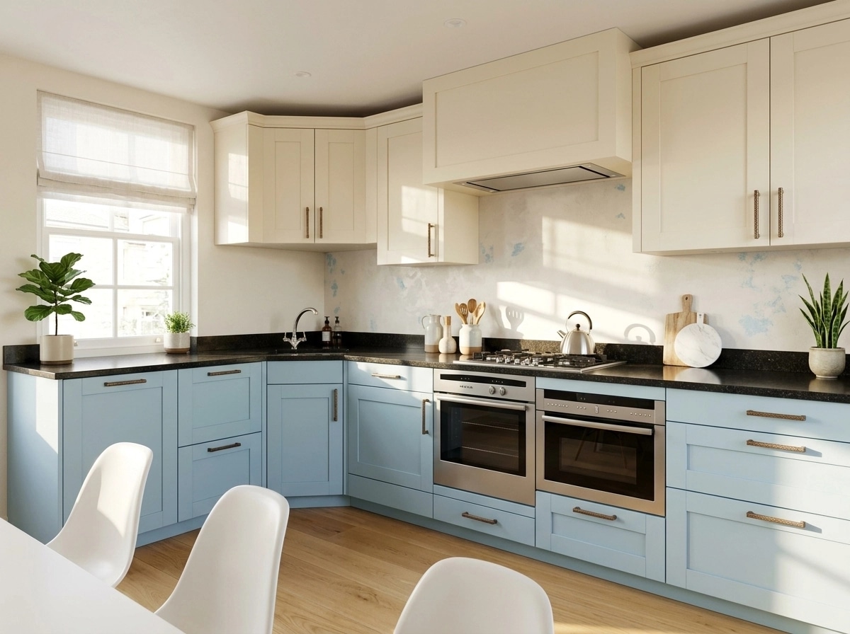 Kitchen interior in Scandinavian style — photo by GenRoom AI