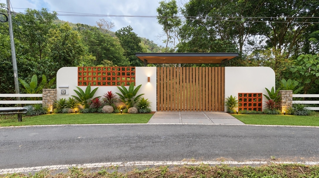 Landscape design in Minimalist Yard style — Yard by GenRoom AI