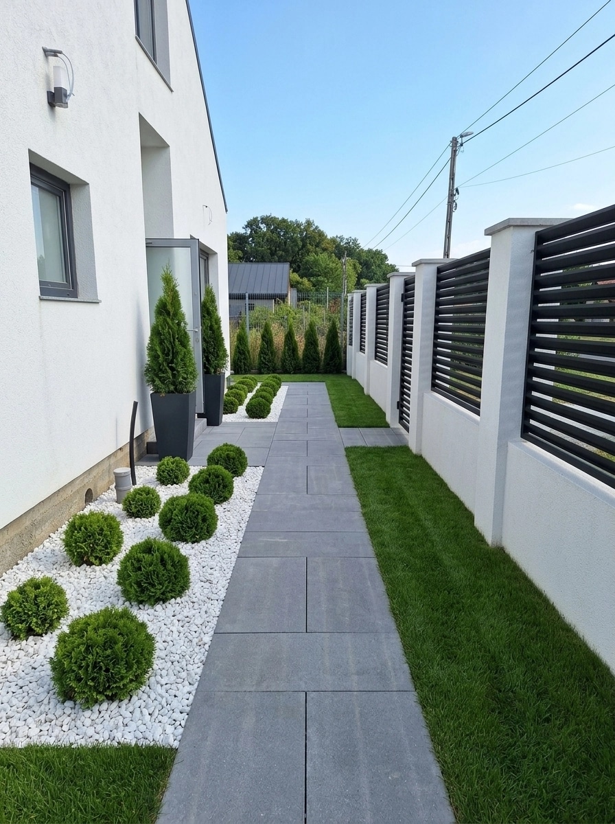 Landscape design in Minimalist Yard style — Yard by GenRoom AI