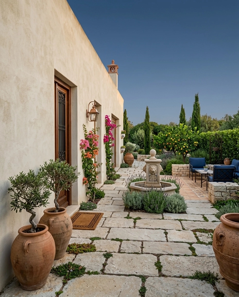 Mediterranean Yard Yard design — yard photo by GenRoom AI