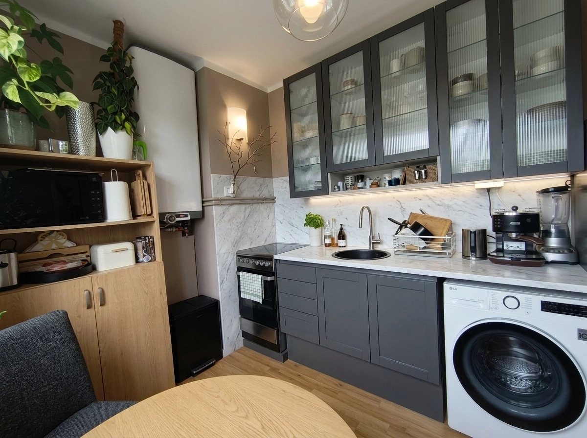 Interior design in Contemporary style — Kitchen by GenRoom AI
