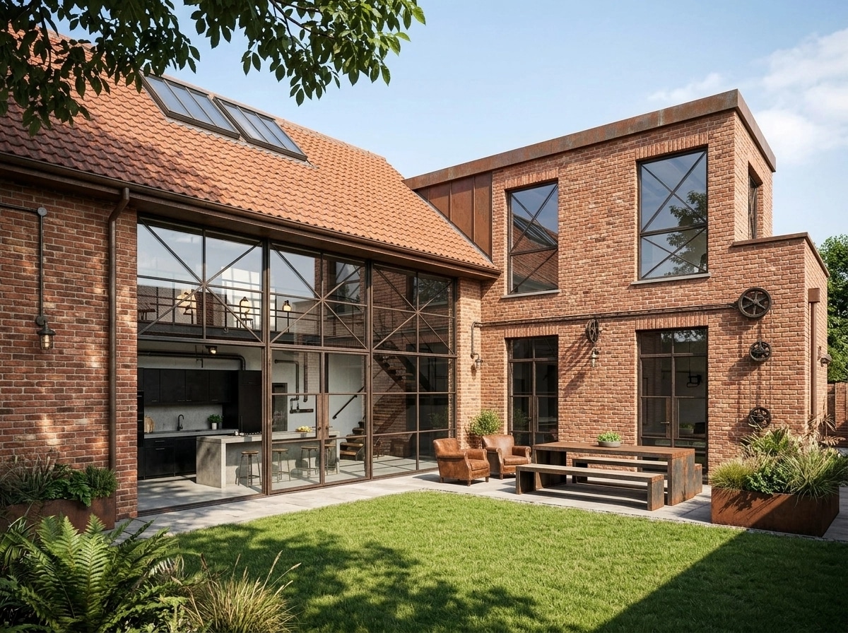 Facade design in Loft Facade style — Facade by GenRoom AI