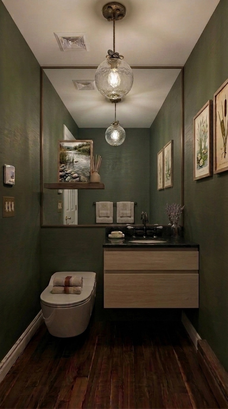 Interior design in Coastal / Hamptons style — Bathroom by GenRoom AI