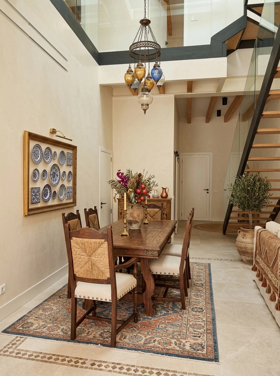 Interior design in Mediterranean style — dining_room by GenRoom AI