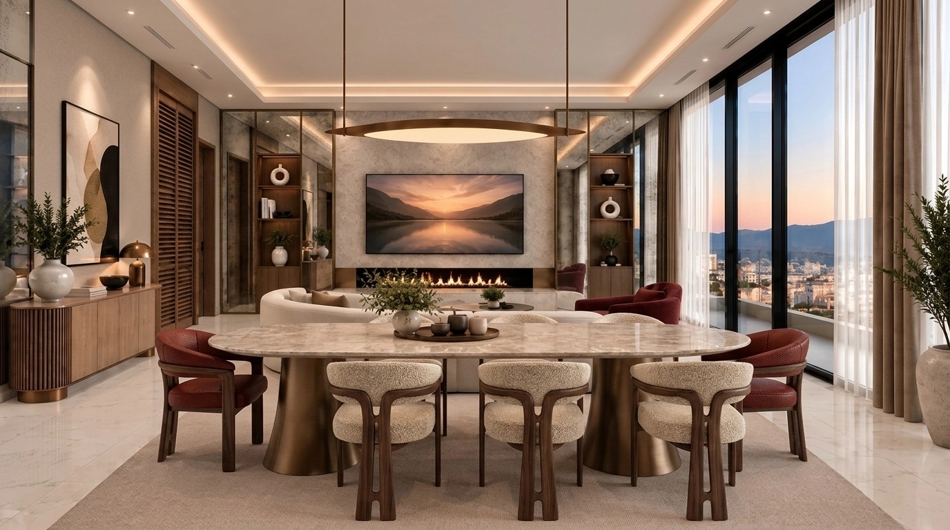 Interior design in Contemporary style — Living Room by GenRoom AI