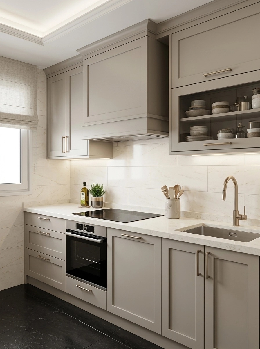 Transitional Kitchen design — interior photo by GenRoom AI