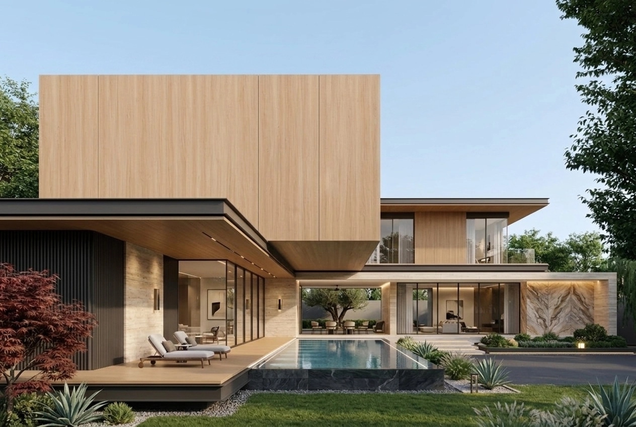 Minimalist Facade Facade design — facade photo by GenRoom AI