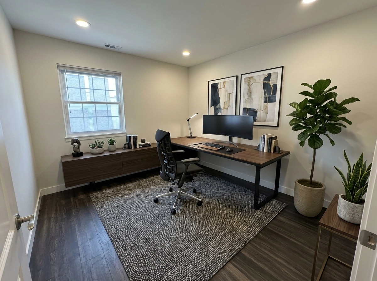Interior design in Contemporary style — home_office by GenRoom AI