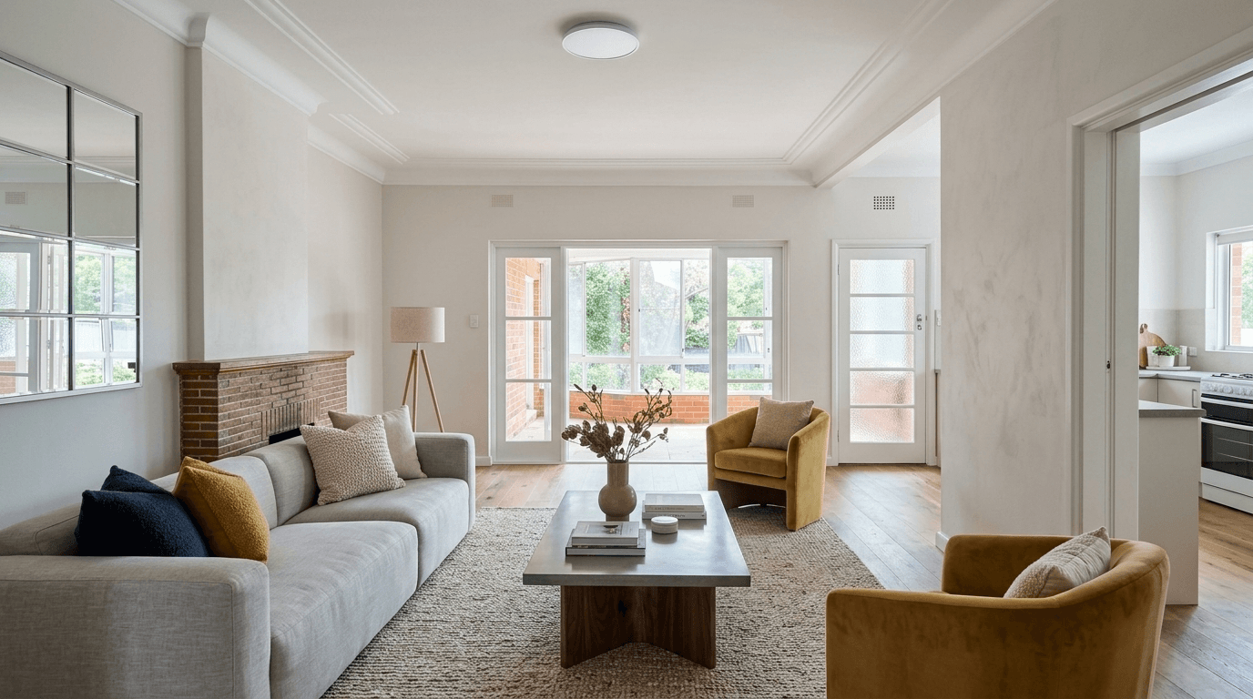 Interior design in Contemporary style — Living Room by GenRoom AI