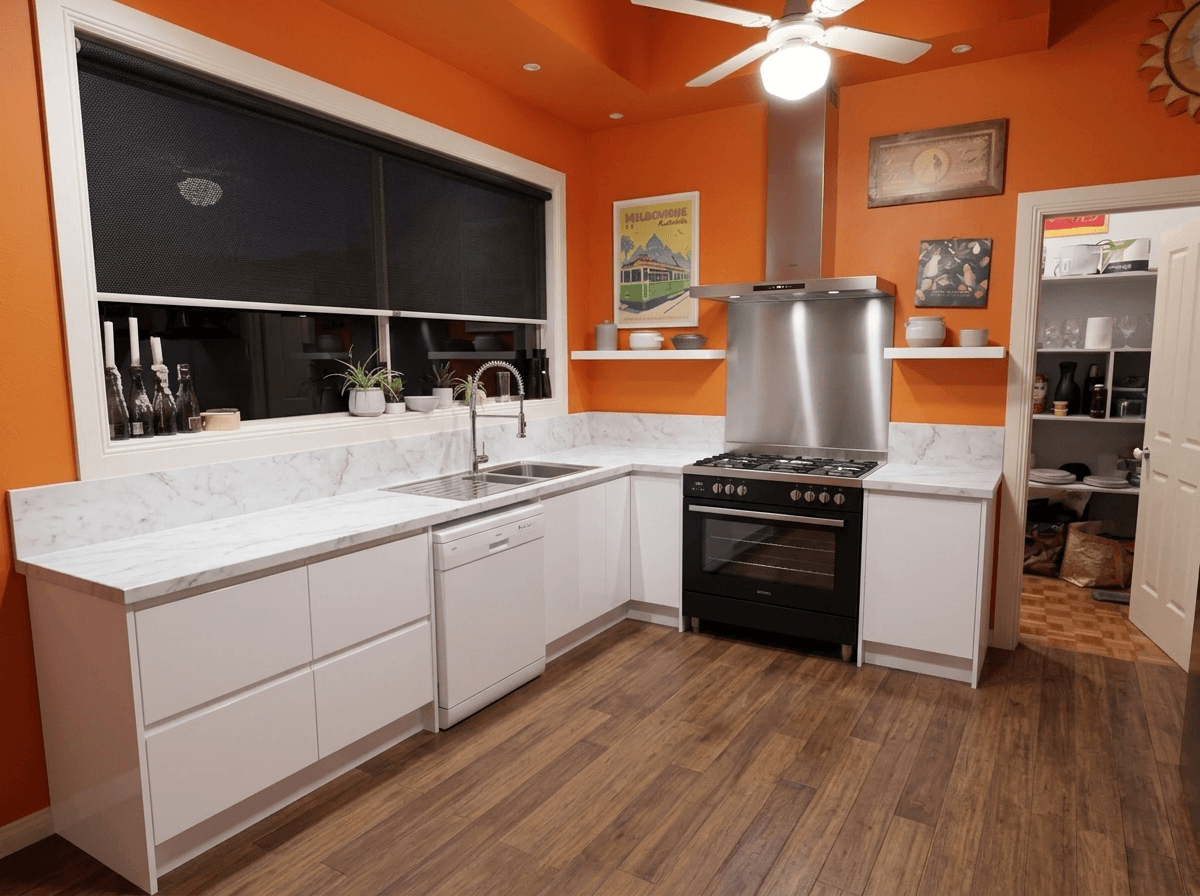 Kitchen interior in no_style style — photo by GenRoom AI