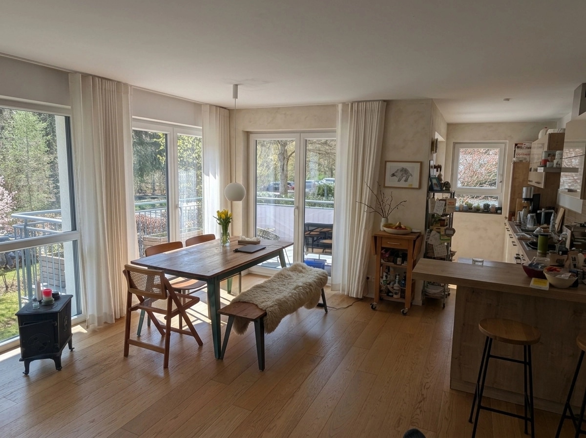 Interior design in Japandi style — dining_room by GenRoom AI